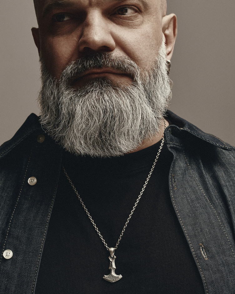 Srebrny wisiorek MŁOT THORA WIKINGÓW 2