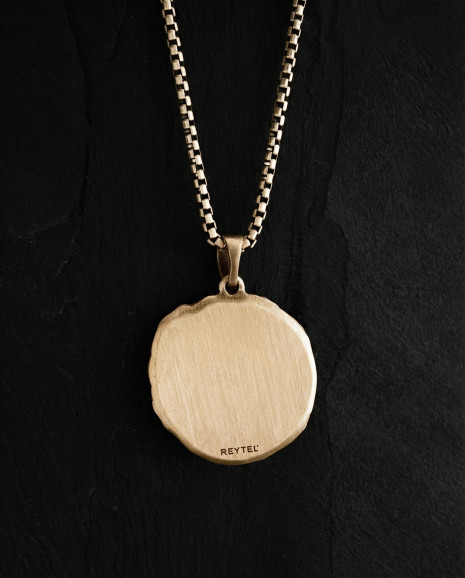 Wisiorek SŁOŃCE, KSIĘŻYC I GWIAZDY (żółte złoto) 2