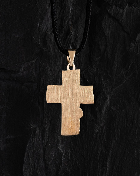 Cross THE FACE OF FAITH (14k Yellow Gold) 7