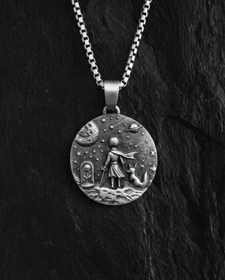 Srebrny wisiorek MAŁY KSIĄŻĘ