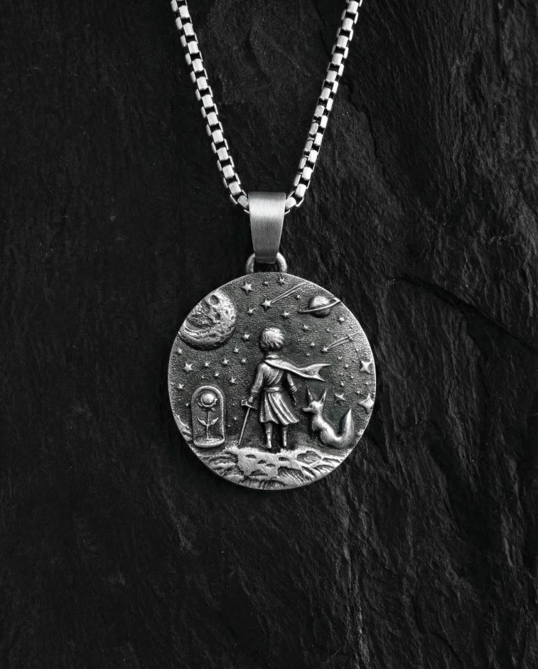 Srebrny wisiorek MAŁY KSIĄŻĘ