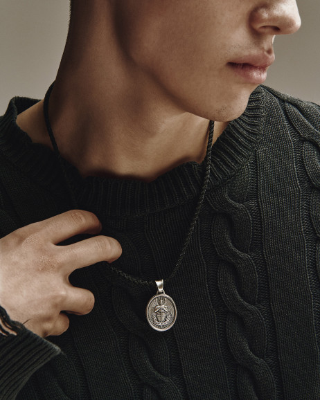 Srebrny wisiorek ŚWIĘTY MICHAŁ 2