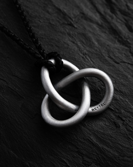 Silver pendant TRINITY (on a string) 2