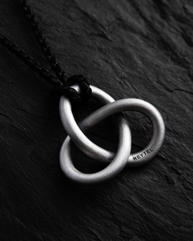 Silver pendant TRINITY (on a string) 2