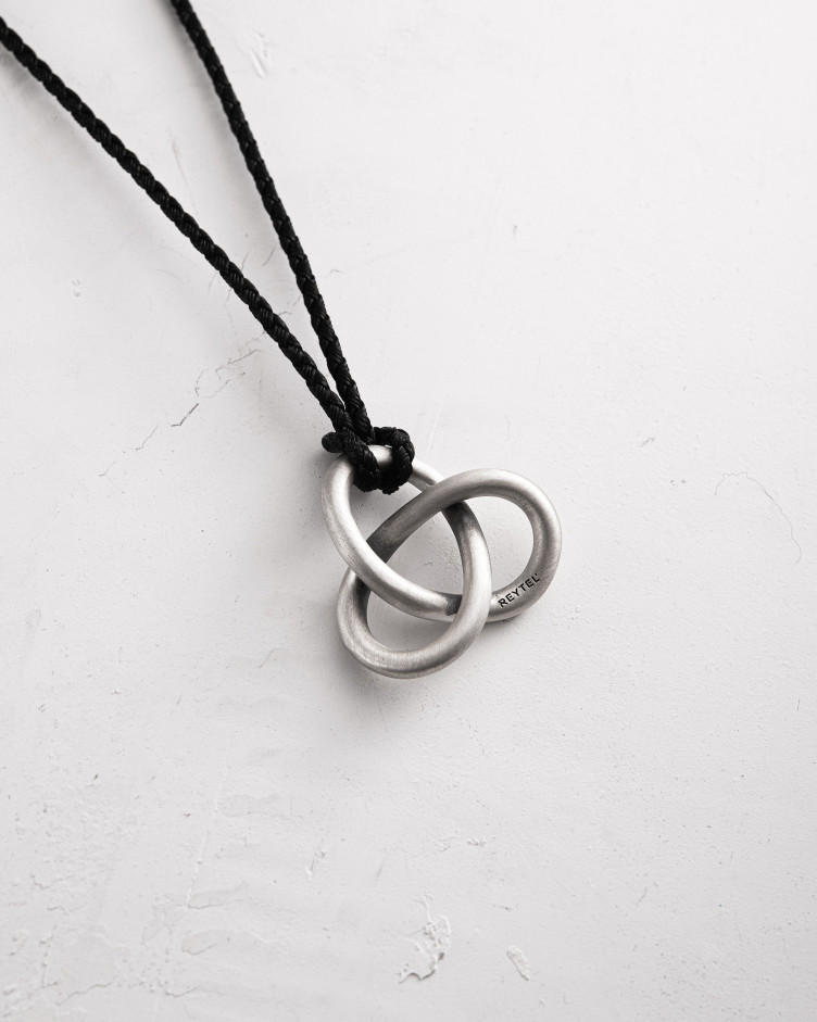 Silver pendant TRINITY (on a string) 3