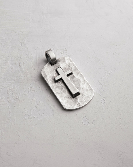 Srebrny wisiorek CROSS OF SALVATION 4