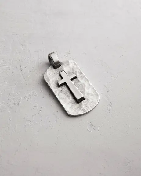 Srebrny wisiorek CROSS OF SALVATION 4