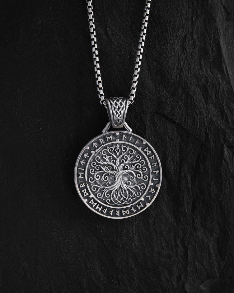 Srebrny wisiorek YGGDRASIL TREE OF LIFE