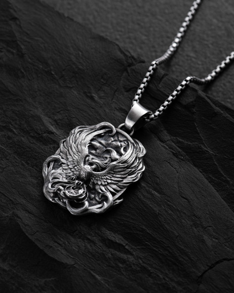 Silver pendant PHOENIX 3