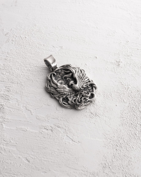 Silver pendant PHOENIX 4