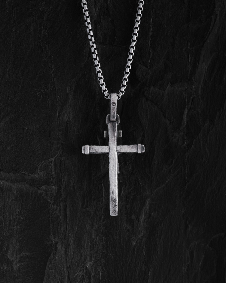 Srebrny krzyż CRUCIFIXION of JESUS. ІНЦІ 2