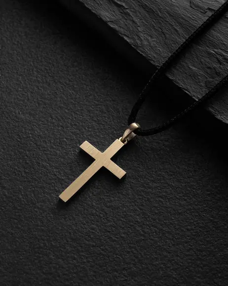 Krzyż KRUIS MINIMAL (żółte złoto) 4