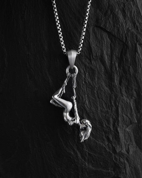 Srebrny wisiorek SHIBARI GIRL