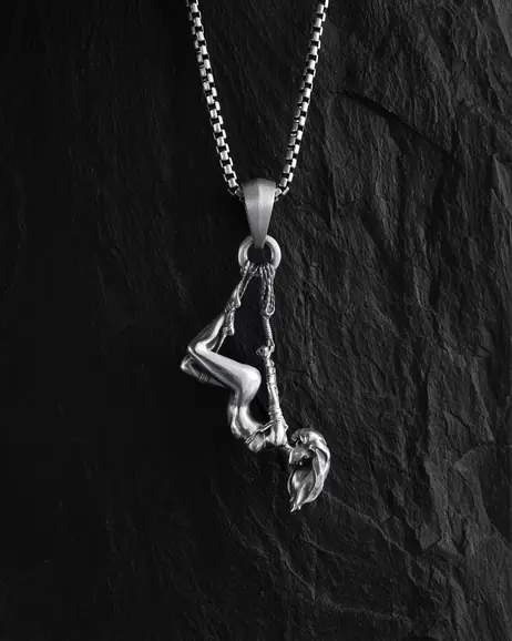 Srebrny wisiorek SHIBARI GIRL