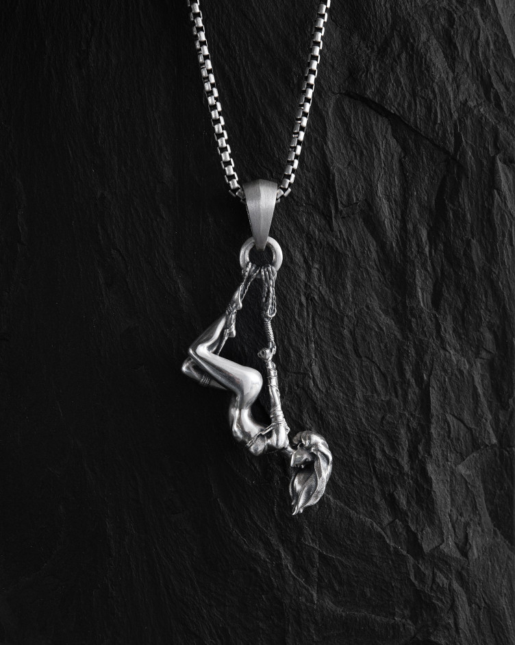 Srebrny wisiorek SHIBARI GIRL