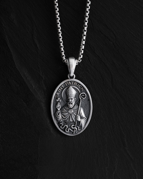 Srebrny wisiorek SAINT PATRICK