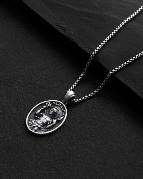 Srebrny wisiorek SAINT SEBASTIAN 2