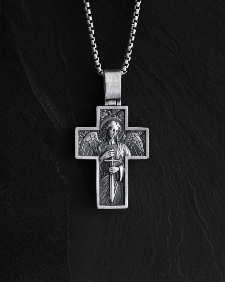 Srebrny krzyż ARCHANGEL MICHAEL