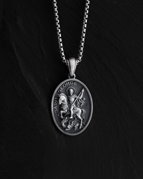 Srebrny wisiorek SAINT GEORGE