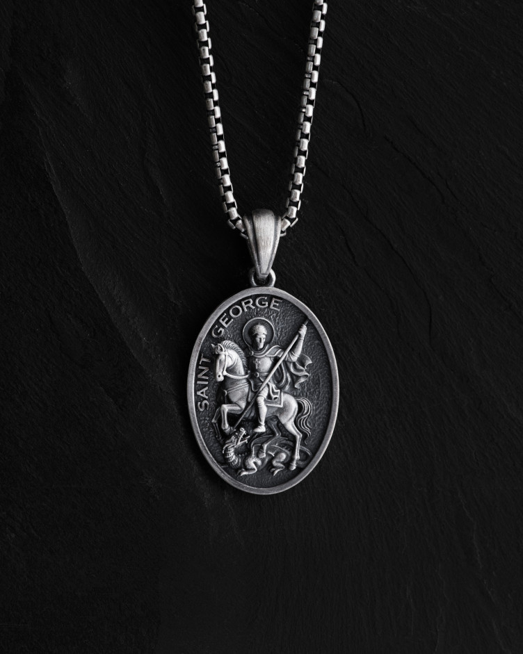 Srebrny wisiorek SAINT GEORGE