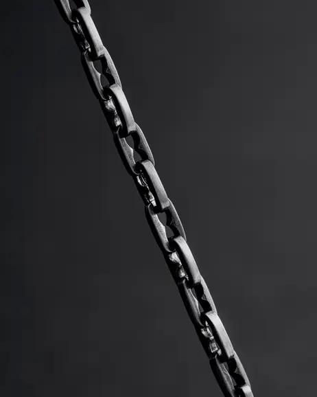 Srebrny łańcuszek CRUAS 7