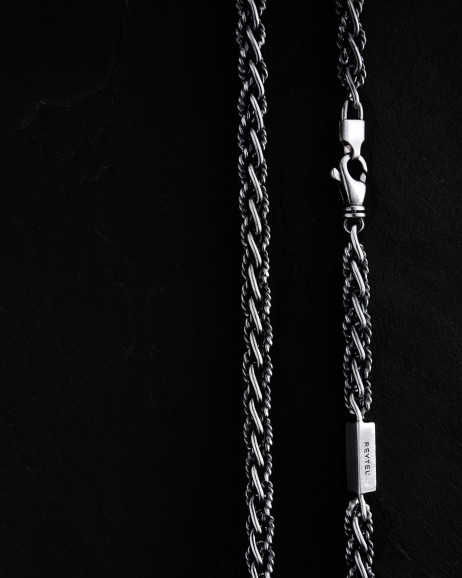 Srebrny łańcuszek SPIKE