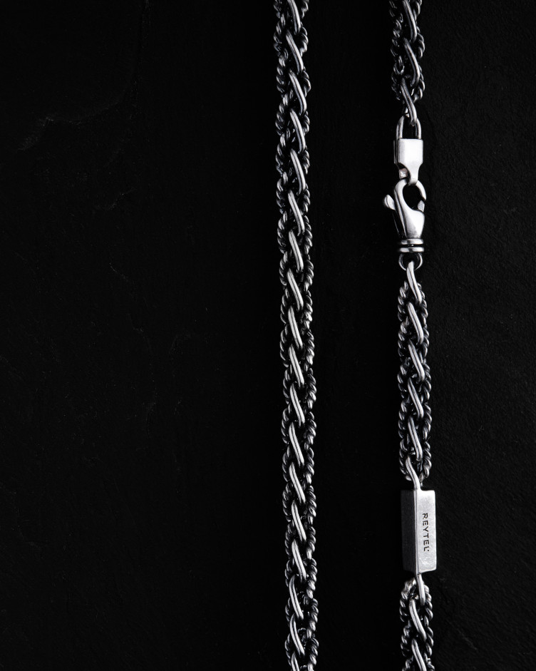 Srebrny łańcuszek SPIKE