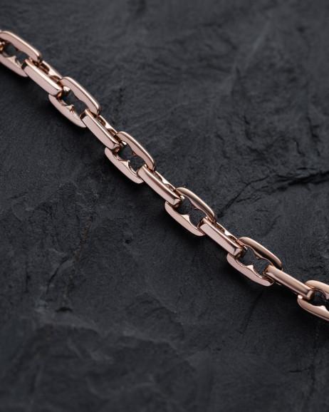 Łańcuszek CRUAS (złoto czerwone) 3