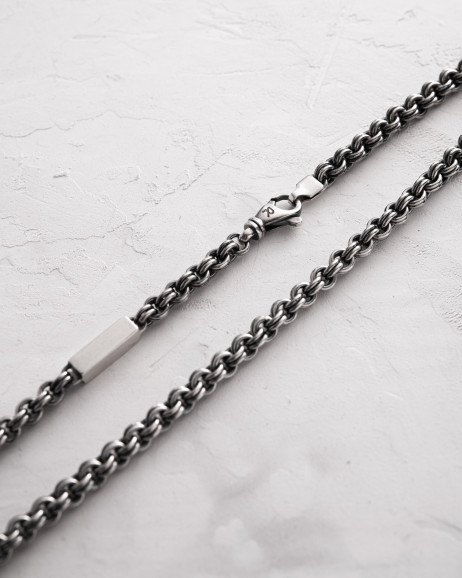 Srebrny łańcuszek MARINE ROPE 7