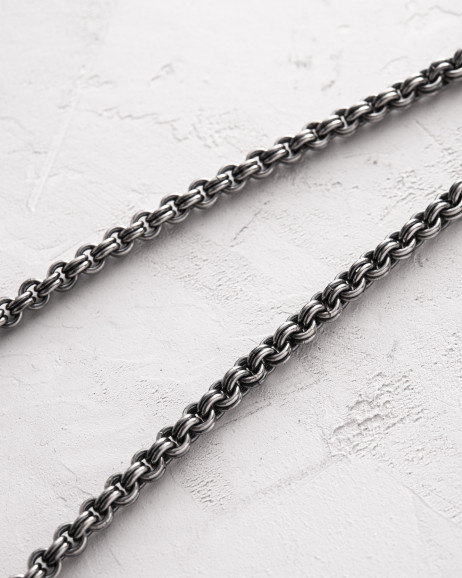 Srebrny łańcuszek MARINE ROPE 8