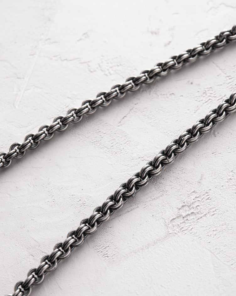 Srebrny łańcuszek MARINE ROPE 8