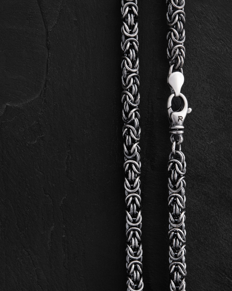 Srebrny łańcuszek MOORING ROPE