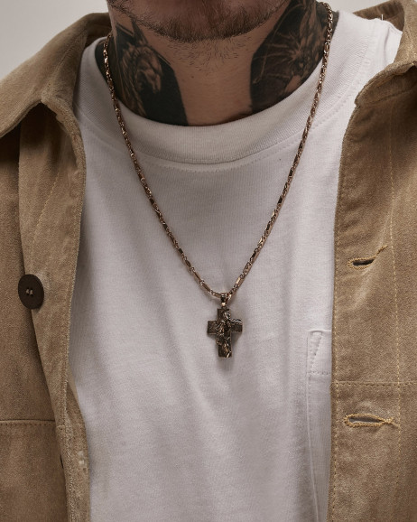 Łańcuszek HERMES (złoto czerwone) 4