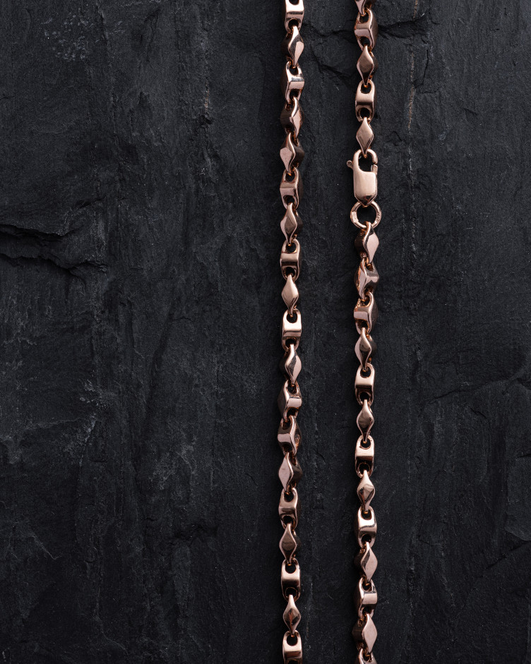 Łańcuszek ARES (złoto czerwone) 4