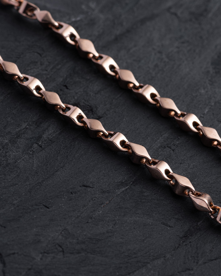 Łańcuszek ARES (złoto czerwone) 3