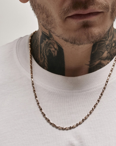 Łańcuszek ARES (złoto czerwone) 2