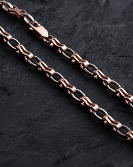 Łańcuszek APOLLO (czerwone i białe złoto) 3