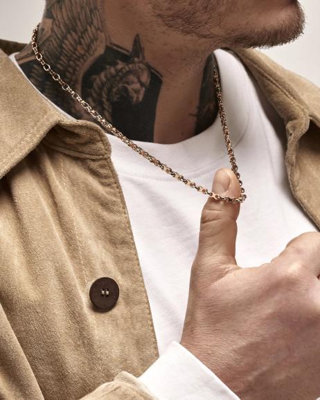 Łańcuszek APOLLO (czerwone i białe złoto) 4