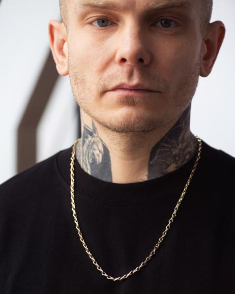 Łańcuszek TRITON (złoto czerwone) 2