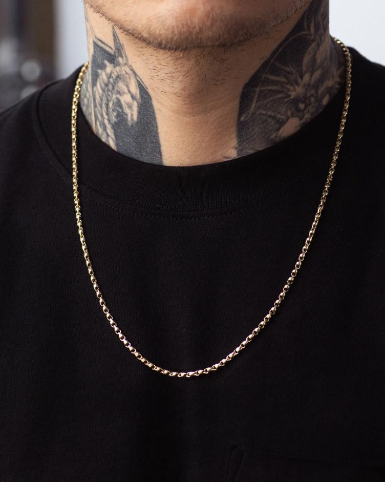 Łańcuszek z żółtego złota EROS 2