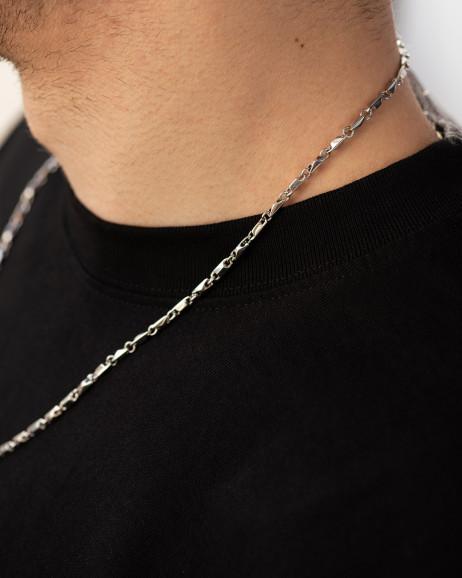 Łańcuszek HERMES (białe złoto) 7