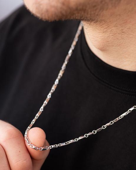 Łańcuszek HERMES (białe złoto) 8