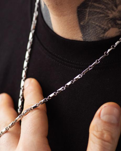 Łańcuszek HERMES (białe złoto) 4