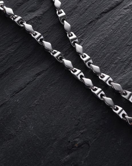 Łańcuszek ARES (białe złoto) 4