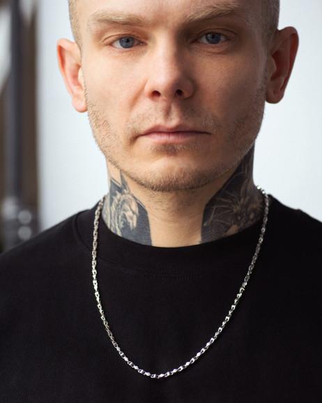 Łańcuszek ARES (białe złoto) 2