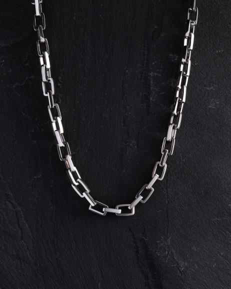 Łańcuszek KAIROS (białe złoto)