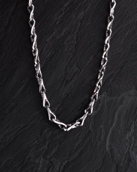 Łańcuszek KRATOS (białe złoto)