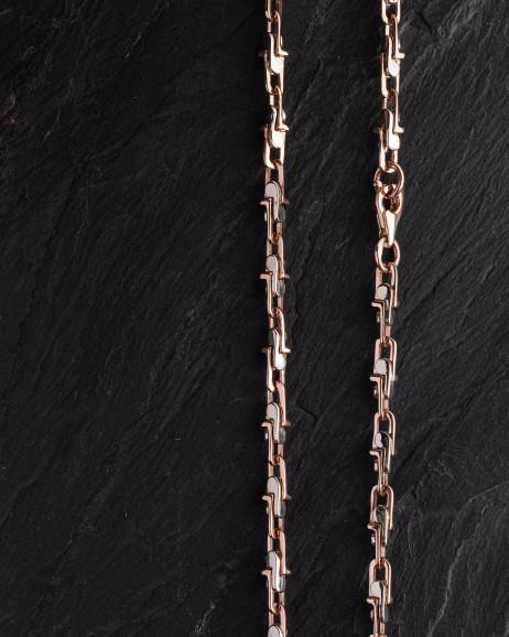 Łańcuszek PERSEUS (czerwone i białe złoto)