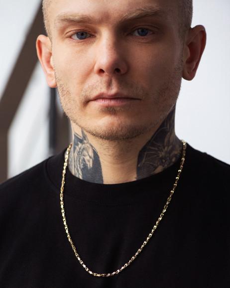 Łańcuszek ARES (żółte złoto) 2