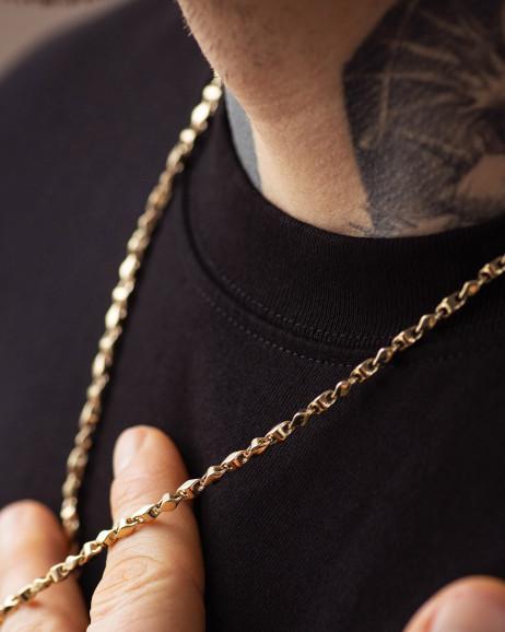 Łańcuszek ARES (żółte złoto) 4